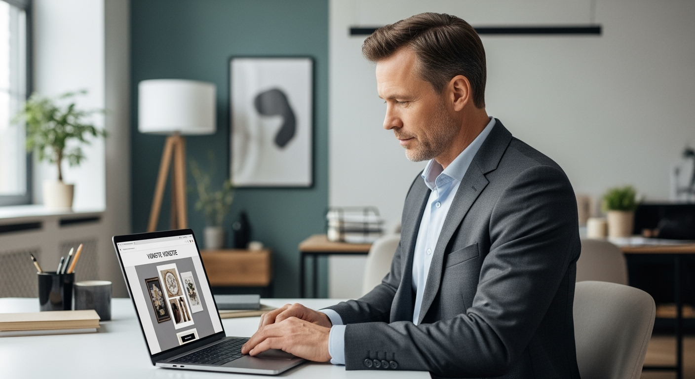 Online nákup diaľničnej známky na laptope